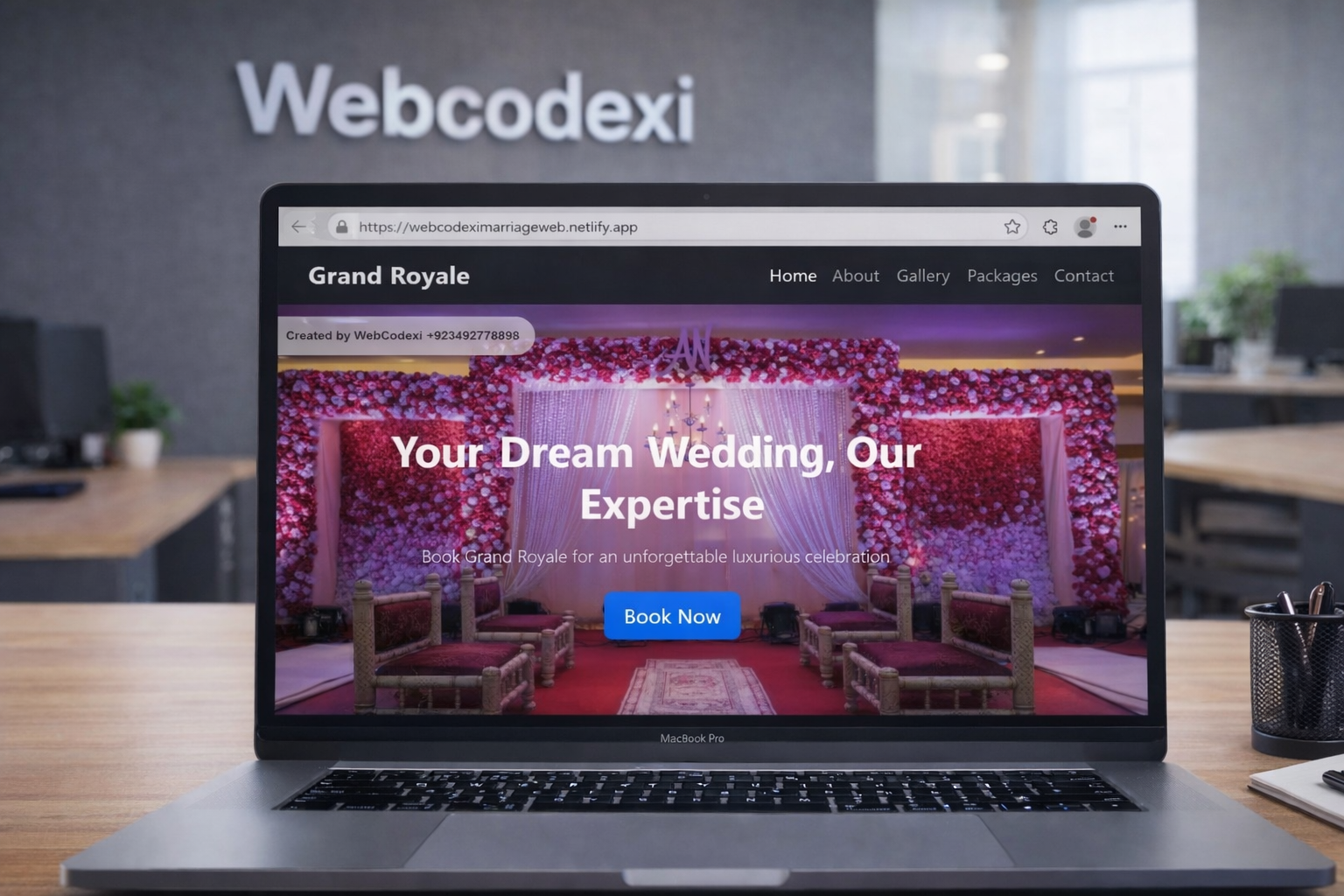 Marriage Hall Website
